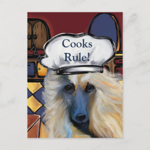 Carte Postale Lévrier Afghan    