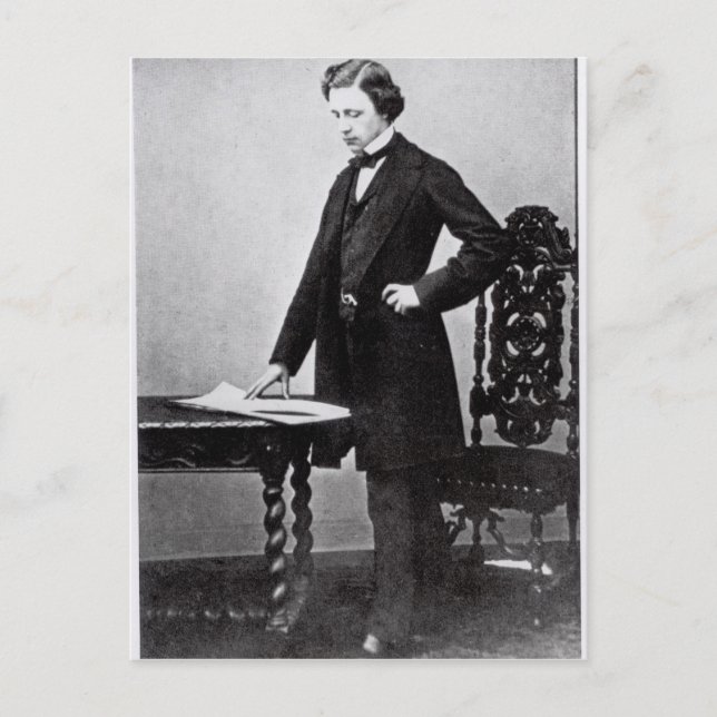 Carte Postale Lewis Carroll, 29 ans (Devant)