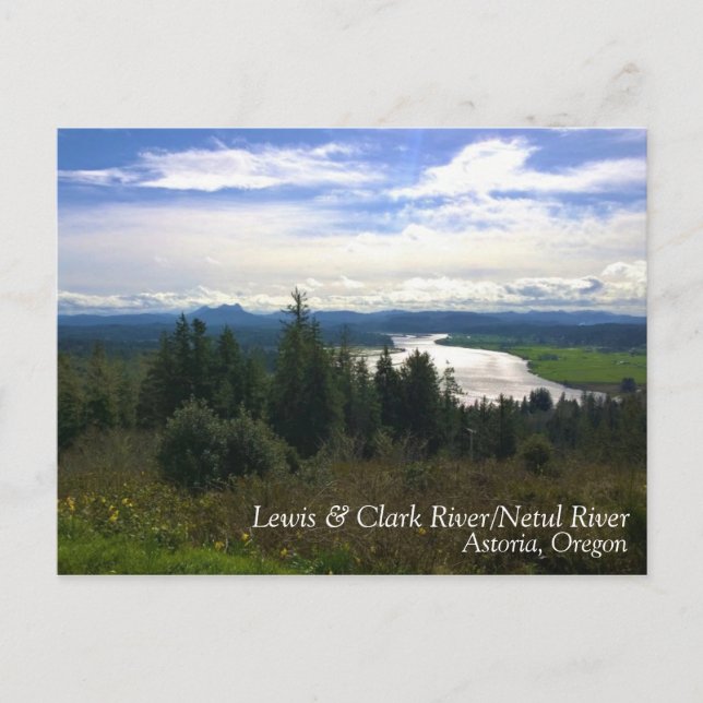 Carte Postale Lewis & Clark River, OU (Devant)