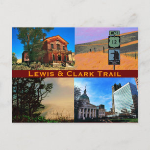 Carte postale Lewis & Clark Trail