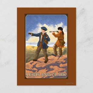 Carte Postale Lewis et Clark Explorer l'Ouest