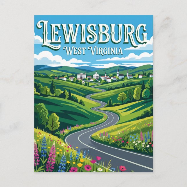Carte Postale Lewisburg États-Unis (Devant)