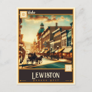 Carte Postale Lewiston, Idaho Vintage