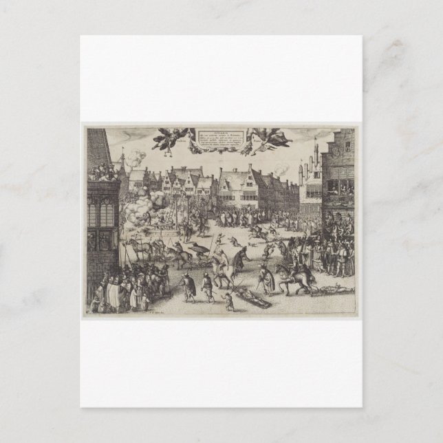 Carte Postale L'exécution de Guy Fawkes (Devant)