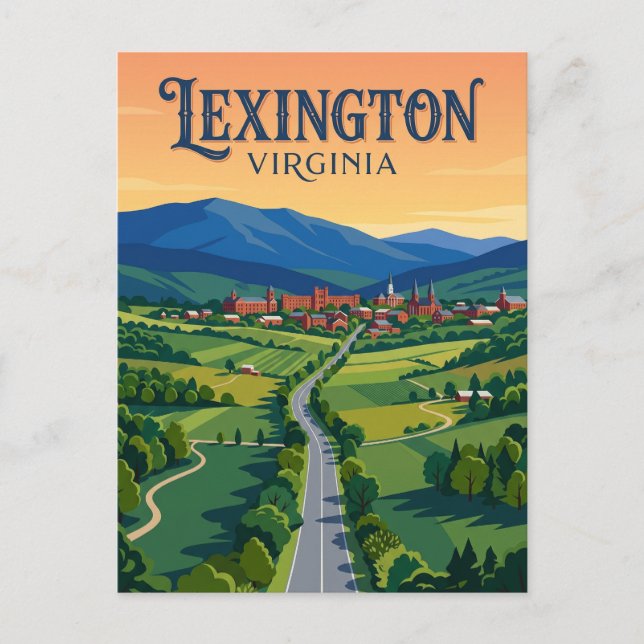 Carte Postale Lexington États-Unis (Devant)