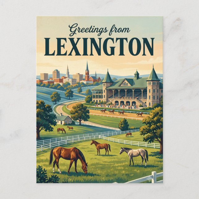 Carte Postale Lexington Kentucky (Devant)