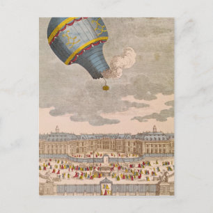 Carte Postale L'expérience du ballon au Château