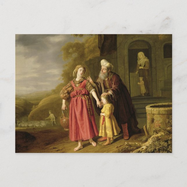 Carte Postale L'expulsion de Hagar et Ismaël, c.1644 (Devant)