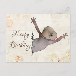 Carte Postale Lézard dans la fissure