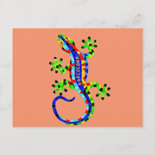 Carte Postale Lézard de Barcelone