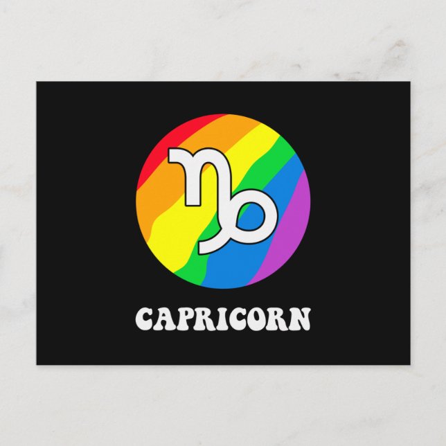 Carte Postale Lgbt Capricorn (Devant)