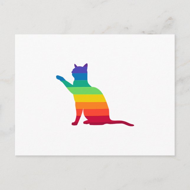Carte Postale LGBT Rainbow Gay pride Ca (Devant)
