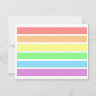 Carte postale LGBT Soft Light Pastel Fierté Gay Ar