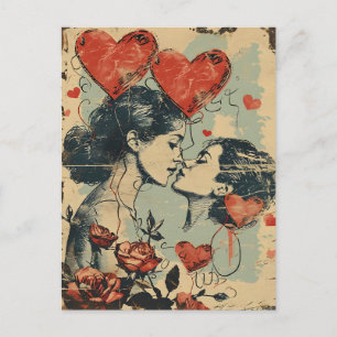 Carte Postale LGBTQ Saint-Valentin