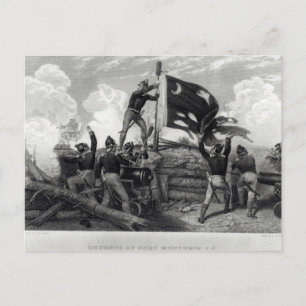 Carte Postale L'héroïsme du sergent William Jasper