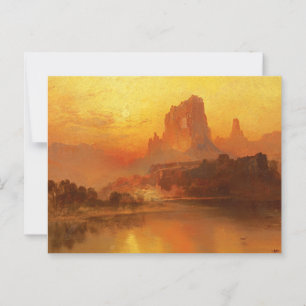 Carte Postale L'Heure dorée, Moran, 1875