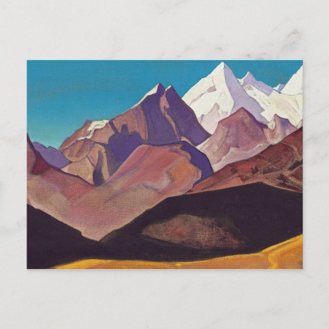 Carte Postale L'Himalaya, 1932 par Nicholas Roerich (Devant)