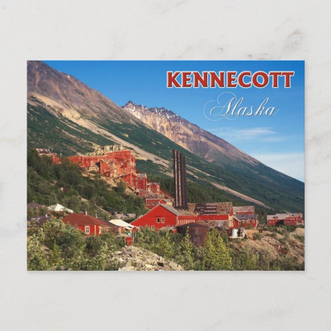 Carte Postale L'historique Kennecott Copper Mines, AK (Devant)