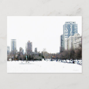 Carte Postale L'hiver à Chicago