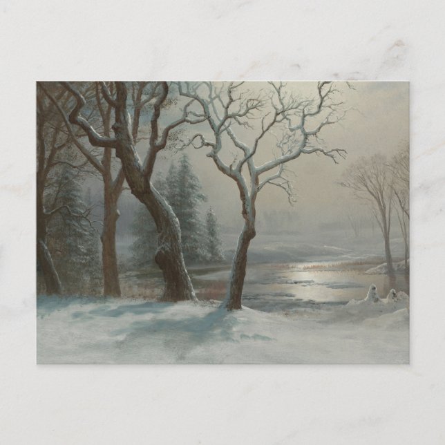Carte Postale L'hiver à Yosemite par Albert Bierstadt (Devant)