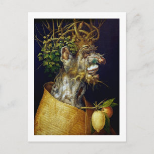 Carte Postale L'hiver, Arcimboldo