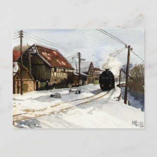 Carte Postale L'hiver dans les monts Harz