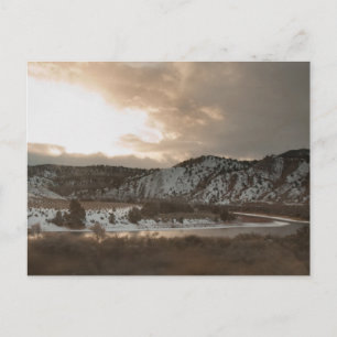 Carte Postale L'hiver dans les Rocheuses