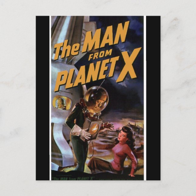 Carte Postale L'homme fon Planet X (Devant)