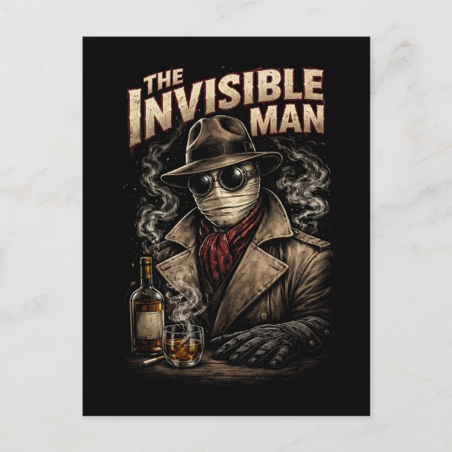 Carte Postale L'Homme invisible (Devant)