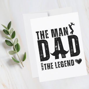 Carte Postale L'homme le mythe La légende DAD Cool Fête des père