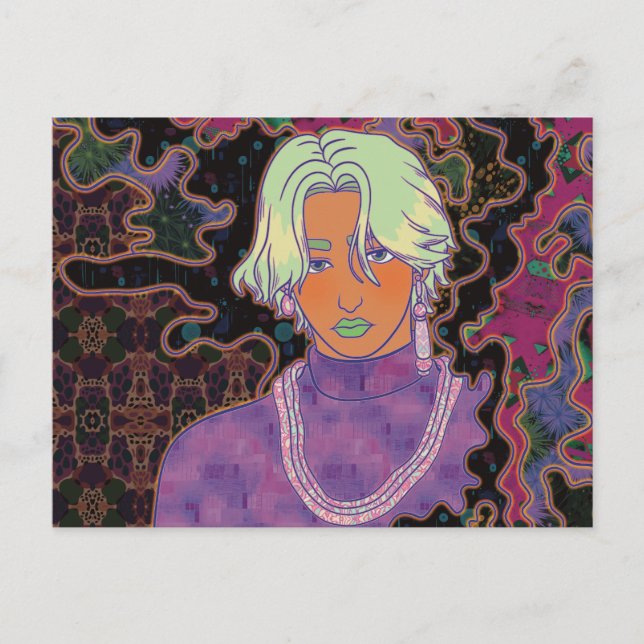 Carte Postale L'Homme Mystique (Devant)