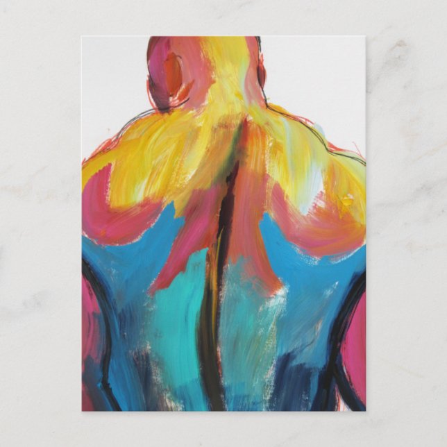 Carte Postale L'Homme Rugger Grand Retour (Devant)