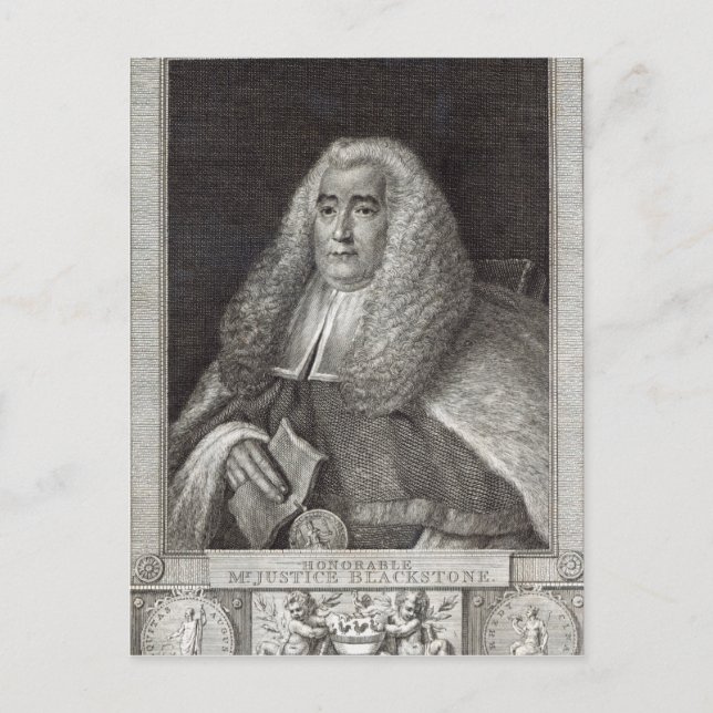 Carte Postale L'honorable M. le juge Blackstone (Devant)