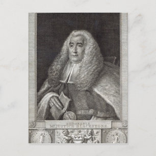 Carte Postale L'honorable M. le juge Blackstone