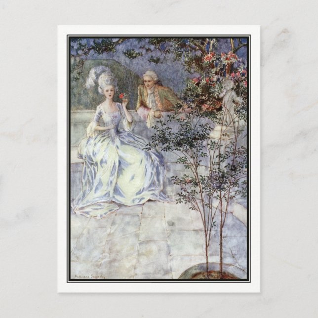 Carte Postale L'horloge frappe minuit par Millicent Sowerby (Devant)