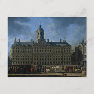 Carte Postale L'hôtel de ville sur le Dam, Amsterdam