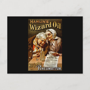 Carte Postale L'huile Wizard de Hamlin guérira votre rhumatisme