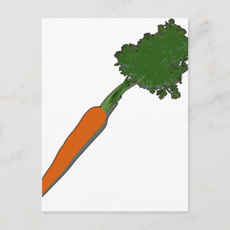 Carte Postale L'humble carotte