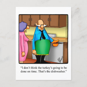 Carte Postale L'Humour de Thanksgiving