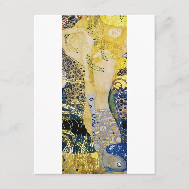 Carte Postale L'Hydra, Gustav Klimt (Devant)