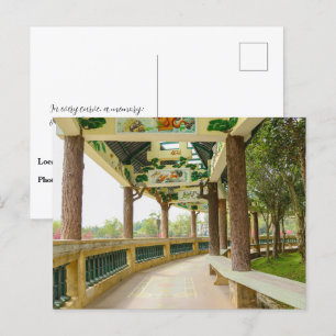 Carte Postale Li Garden Series : Où la nature rencontre l'art
