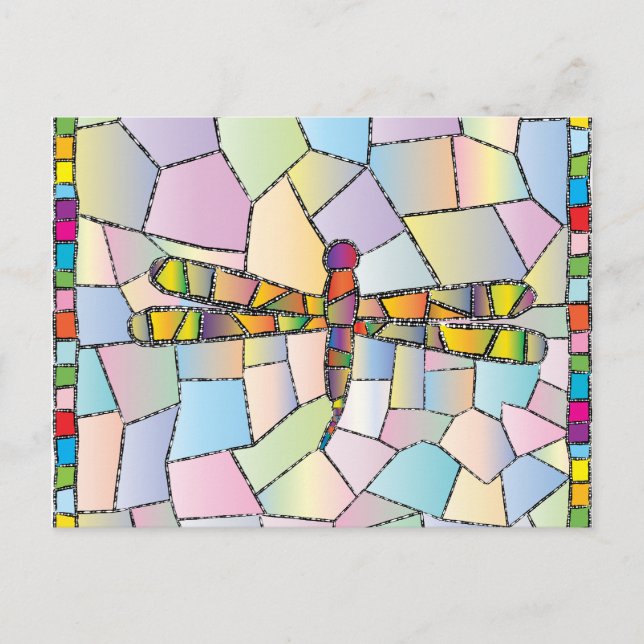 Carte Postale libellule (Devant)