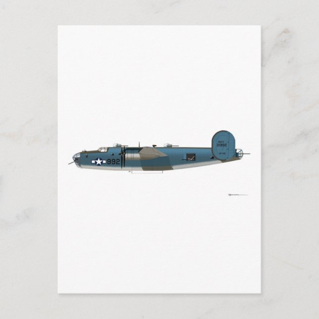 Carte Postale Libérateur PB4Y-1 consolidé (Devant)