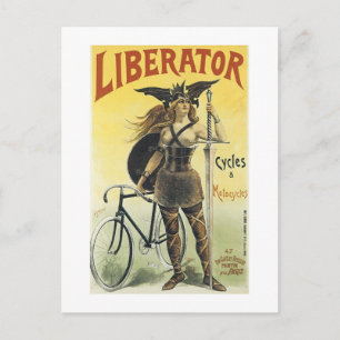 Carte Postale Liberator Cycles & Motocyclettes