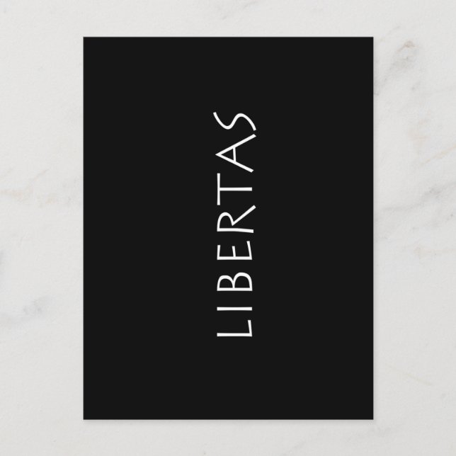 Carte Postale Libertas (Devant)