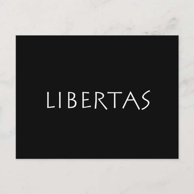 Carte Postale Libertas (Devant)