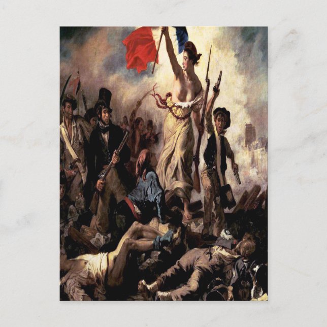Carte Postale 'Liberté à la tête du peuple' (Devant)