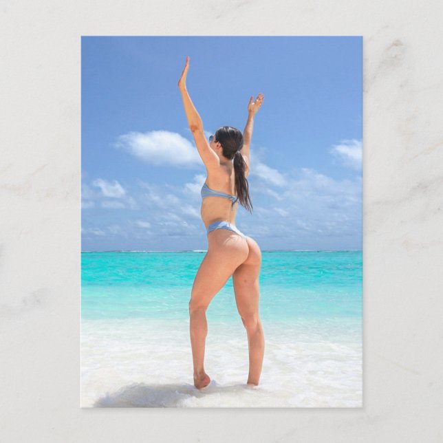 Carte Postale Liberté › Bikini › Plage › Babe › (Devant)