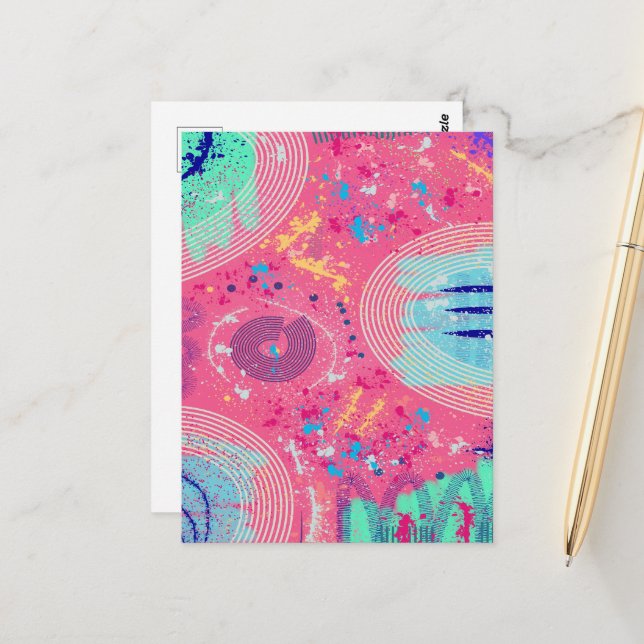 Carte Postale Liberté d'expression (Devant/Arrière en situation)