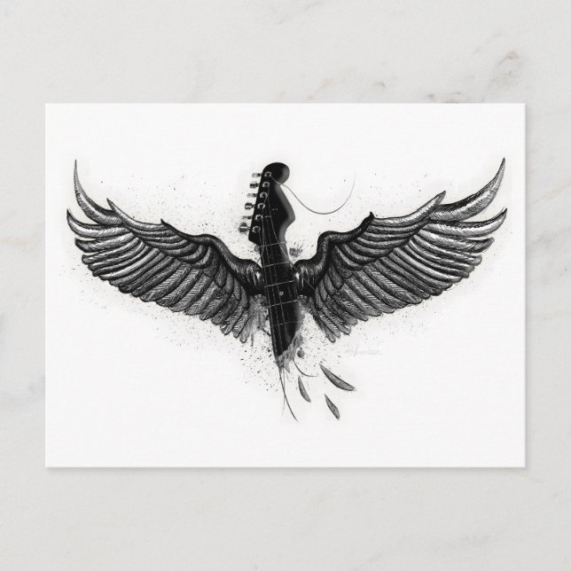 Carte Postale Liberté musicale (Devant)